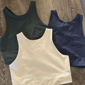 Girlfriend Collective Tank Tops - Green, Blue, Cream